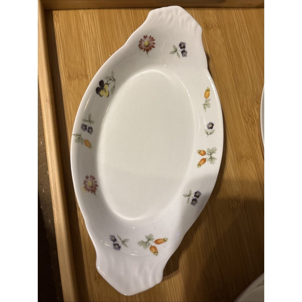 🔥Set Of 3 TRISA Fine Porcelain Oval Baker 10.5in  Long 5.5in Wide (send offers)